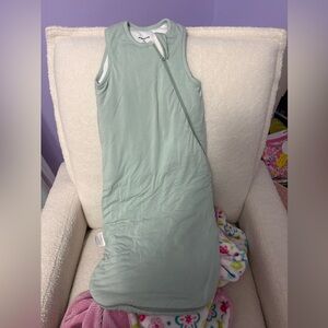Sage green Sleeveless Baby Sleep Sack bamboo